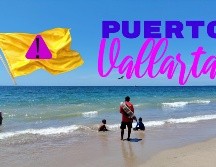 Así se encuentran las playas de Puerto Vallarta este sábado 11 de abril de 2026. ESPECIAL / FACEBOOK Protección Civil y Bomberos Puerto Vallarta