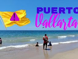 Así se encuentran las playas de Puerto Vallarta este sábado 11 de abril de 2026. ESPECIAL / FACEBOOK Protección Civil y Bomberos Puerto Vallarta
