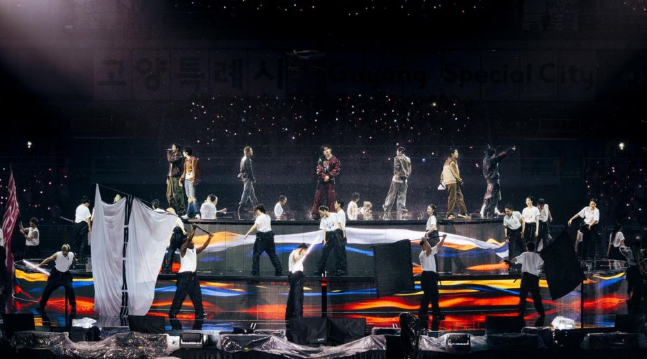 BTS arrancó su gira mundial 2026 en el Estadio Goyang de Seúl, en Corea del Sur. EFE/BigHit Music