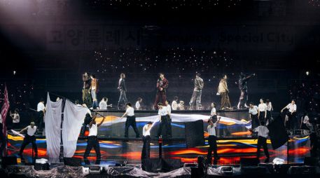 BTS arrancó su gira mundial 2026 en el Estadio Goyang de Seúl, en Corea del Sur. EFE/BigHit Music