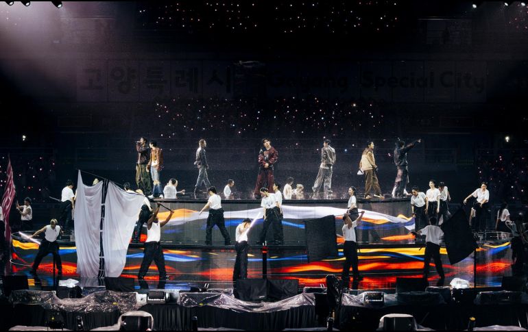 BTS arrancó su gira mundial 2026 en el Estadio Goyang de Seúl, en Corea del Sur. EFE/BigHit Music