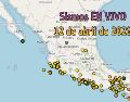 EN VIVO | Sismos en México | Domingo 12 de abril. ESPECIAL / SSN
