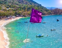 Ignorar una bandera morada por el simple deseo de nadar un rato puede resultar en una visita de emergencia al hospital. ESPECIAL / CANVA