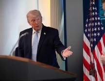 El presidente estadounidense viajará a Pekín el próximo mes para reunirse con su homólogo, Xi Jinping. EFE/Y. GRIPAS