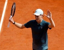 Jannik Sinner asumirá el número uno del mundo a partir del lunes, y alcanzará su semana 67 en la cima. EFE / S. Nogier