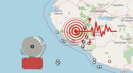 Tres municipios de Jalisco registran actividad sísmica  en lo que va del fin de semana. ESPECIAL / SSN