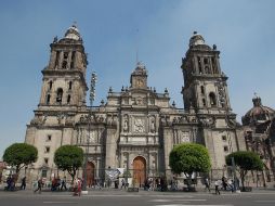Fotografía de archivo que muestra una vista general de la Catedral Metropolitana, en Ciudad de México. EFE/M. Guzmán