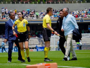Fotógrafos que asistieron al partido aseguran que, al retirarse del campo de juego, Bueno habría explotado contra la jueza del encuentro. IMAGO7.