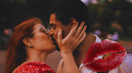 Un beso intenso puede ayudarte a quemar entre 2 y 26 calorías por cada minuto de duración. ESPECIAL / CANVA