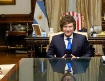 Milei también participará en la ceremonia anual de encendido de antorchas que se realiza en conmemoración de la mencionada efeméride. EFE/ Presidencia de Argentina