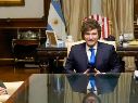 Milei también participará en la ceremonia anual de encendido de antorchas que se realiza en conmemoración de la mencionada efeméride. EFE/ Presidencia de Argentina