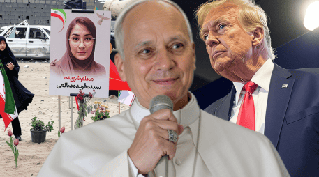 La declaración del Papa León XIV contra la guerra en Irán refuerza su mensaje de seguir llevando el llamado de la paz en el mundo. AP / A. PIZZOLI / EFE / A. TAHERKENAREH / AP / M. BALCE CENETA