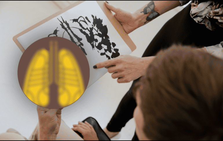 Un ejemplo clínico legítimo es el famoso Test de Rorschach, donde los psicólogos analizan las interpretaciones de manchas de tinta. CANVA/ESPECIAL