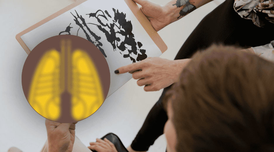 Un ejemplo clínico legítimo es el famoso Test de Rorschach, donde los psicólogos analizan las interpretaciones de manchas de tinta. CANVA/ESPECIAL