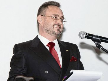 Ernesto Briseño señala que la Fundación Casa de México en Bulgaria marca el inicio de varios proyectos de difusión de la cultura de nuestro país en Europa. CORTESÍA