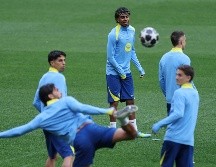 Lamine Yamal está en un gran momento y es una de las armas del Barcelona para seguir con vida en la Liga de Campeones. EFE/K. Huesca