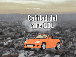 Este nartes 14 deabrilregistra mala calidad de aire en Miravalle, con 64 puntos IMECA. EL INFORMADOR / ARCHIVO