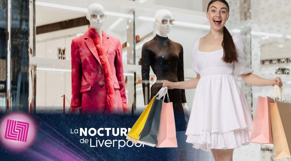 A diferencia de otras campañas masivas como el Buen Fin o el Hot Sale, la Venta Nocturna de Liverpool es exclusiva de la tienda departamental. ESPECIAL / CANVA y Liverpool