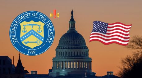 Vista del Capitolio de Estados Unidos; el Departamento del Tesoro anunció sanciones financieras por presuntos vínculos con el Cártel del Noroeste. EFE / ARCHIVO