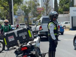 La convocatoria para dicha manifestación fue realizada por la Coalición Jalisco Unido hacia los trabajadores de plataformas. ESPECIAL
