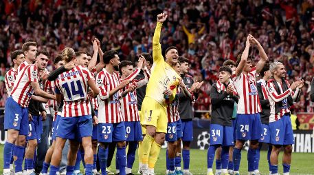 De nueva cuenta, los colchoneros superaron en una eliminatoria esta temporada a los blaugranas. EFE/ S. Perez.