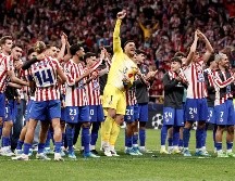 De nueva cuenta, los colchoneros superaron en una eliminatoria esta temporada a los blaugranas. EFE/ S. Perez.
