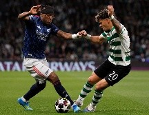El Sporting intentará remontar ante el Arsenal, que llega en crisis pero con ventaja. AFP/ ARCHIVO.