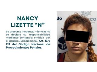 Una mujer fue imputada tras su detención por su presunta responsabilidad en los delitos de desaparición cometida por particulares y homicidio calificado, por hechos ocurridos en el municipio de Tlajomulco de Zúñiga. CORTESÍA