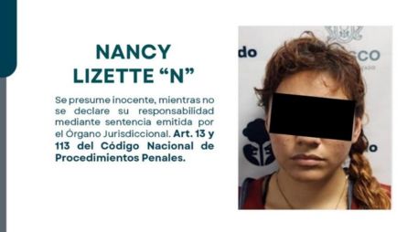 Una mujer fue imputada tras su detención por su presunta responsabilidad en los delitos de desaparición cometida por particulares y homicidio calificado, por hechos ocurridos en el municipio de Tlajomulco de Zúñiga. CORTESÍA