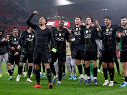 El PSG aseguró su lugar entre los cuatro mejores de la UEFA Champions League tras dejar fuera al Liverpool en Anfield. EFE/ A. VAUGHAN.