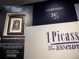 La obra, un gouache sobre papel, fue pintada en 1941 y retrata a la que entonces era su pareja, la fotógrafa Dora Maar. EFE/C. Petit Tesson