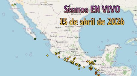 EN VIVO | Sismos en México | Miércoles 15 de abril. ESPECIAL / SSN