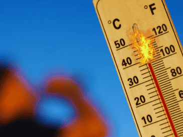 una implacable onda de calor mantendrá un ambiente de caluroso a muy caluroso en gran parte del territorio nacional. ESPECIAL / CANVA