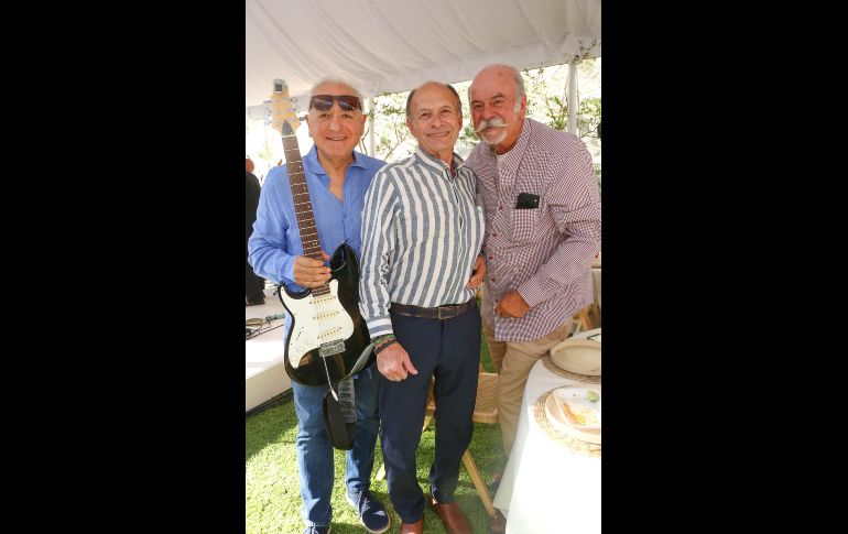 Chacho Vergara, Héctor Prieto y Felipe Barba. GENTE BIEN JALISCO / C. Jimeno