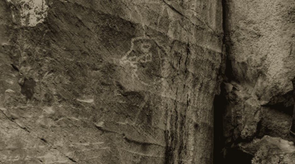 Las pinturas rupestres están conformadas por figuras humanas, animales y también símbolos. ESPECIAL / INAH