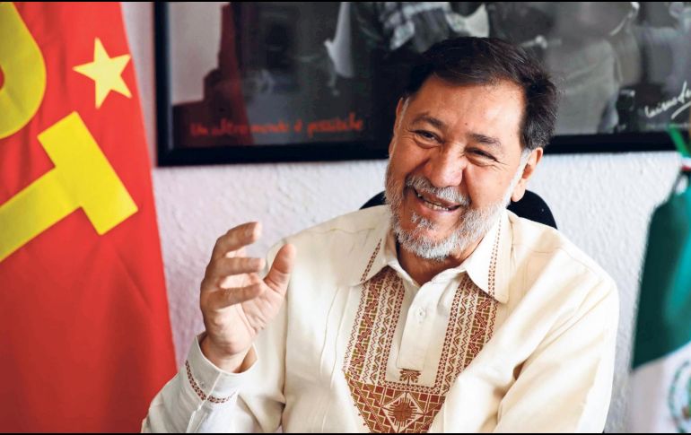 Gerardo Fernández Noroña acaparó la atención de los internautas, ahora por los ingresos de su hijo en la CFE. SUN/ARCHIVO