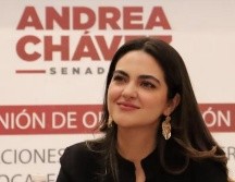 Andrea Chávez Treviño formalizó sus aspiraciones a ser gobernadora de Chihuahua. SUN/ESPECIAL