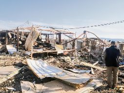 Daños en el estrecho de Ormuz tras el más reciente bombardeo, en medio de la escalada de tensiones. AFP