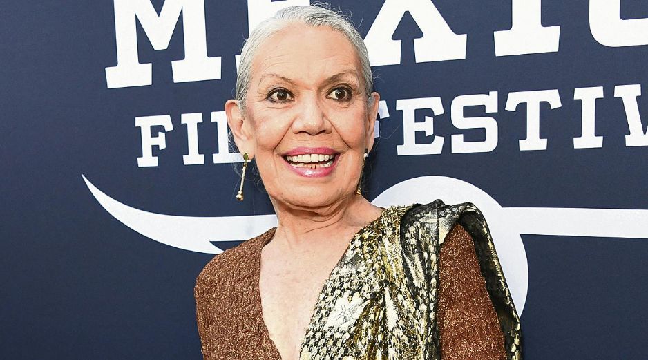 Luisa Huertas participó en la inauguración del Festival de Cine Hola México, en Hollywood, California, en 2025. AFP