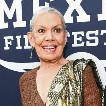 Luisa Huertas participó en la inauguración del Festival de Cine Hola México, en Hollywood, California, en 2025. AFP