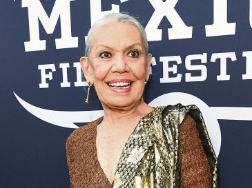 Luisa Huertas participó en la inauguración del Festival de Cine Hola México, en Hollywood, California, en 2025. AFP