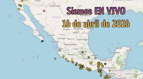 EN VIVO | Sismos en México | Jueves 16 de abril. ESPECIAL / SSN