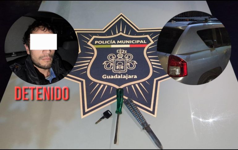 Los hechos ocurrieron ayer por la noche en los cruces de las calles Puerto Escondido y Monte Albán. ESPECIAL / FACEBOOK Policía de Guadalajara