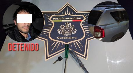 Los hechos ocurrieron ayer por la noche en los cruces de las calles Puerto Escondido y Monte Albán. ESPECIAL / FACEBOOK Policía de Guadalajara