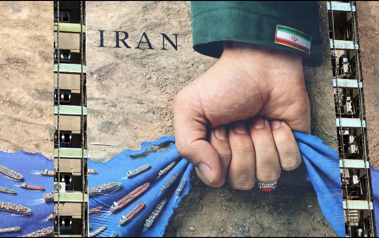 Tras el fracaso de las negociaciones en Islamabad, Trump ordenó bloquear los puertos iraníes del estrecho de Ormuz para detener el comercio marítimo de Irán. EFE/ A. Taherkenareh