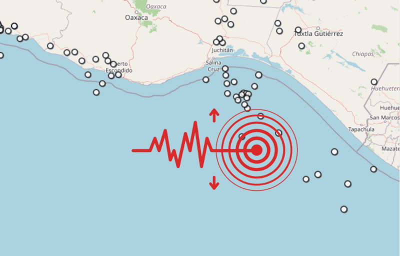 Sismo en Chiapas. ESPECIAL / SSN&nbsp;