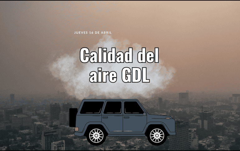 Este jueves 16 de abril se registra mala calidad de aire en Santa Fe con 88 puntos IMECA. EL INFORMADOR / ARCHIVO