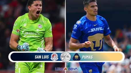 Pumas buscará asegurar su lugar entre los primeros cuatro de la tabla general en su visita al Atlético de San Luis. ESPECIAL / IMAGO7 y CANVA