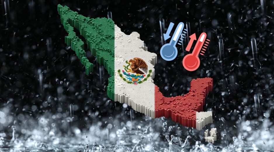 El impacto de este sistema frontal se sentirá principalmente en el norte y noreste del territorio nacional. ESPECIAL / CANVA