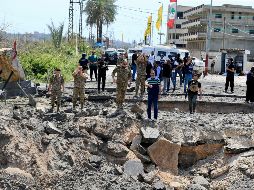 Familias desplazadas comenzaron a trasladarse hacia el sur de Líbano y los suburbios del sur de Beirut o bien arrancó la tregua. EFE/STRINGER